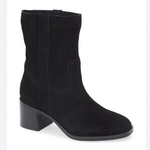 Steve Madden Romney Black Suede Booties – Sz 9.5